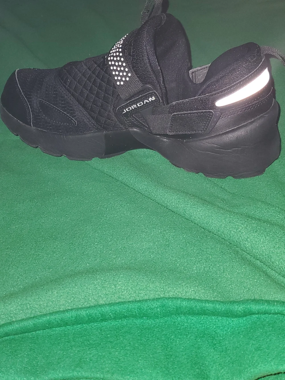 Jordan Trunner LX  Men’s Black Strap Athletic Sneaker
